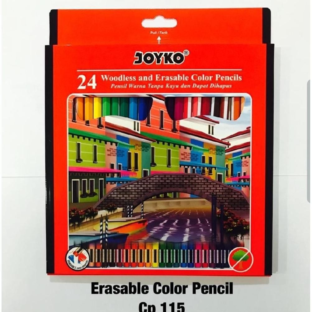 

BISA DIHAPUS Pensil Warna 24 Warna CP-115 Joyko Nugi