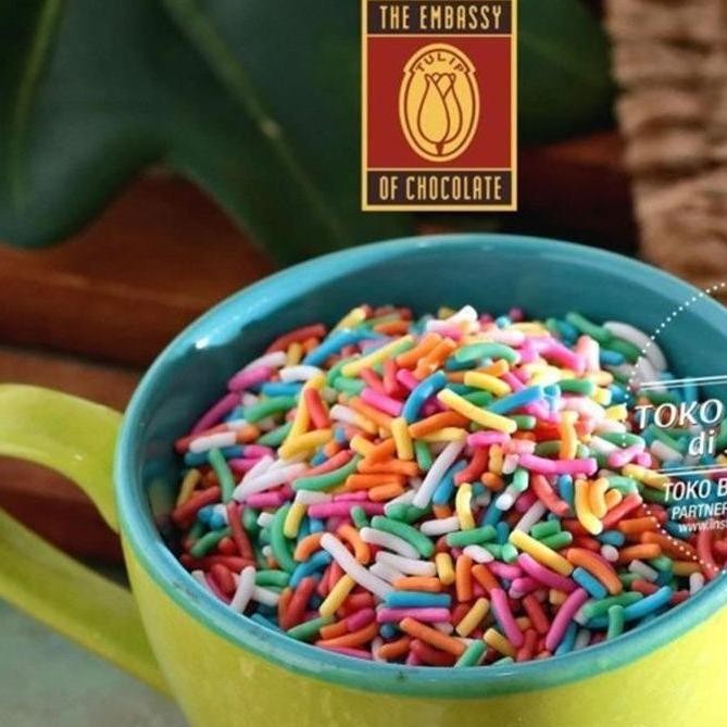 

Tulip Meises Mix Rainbow Dus 5Kg Meses Warna Hiasan Cupcakes