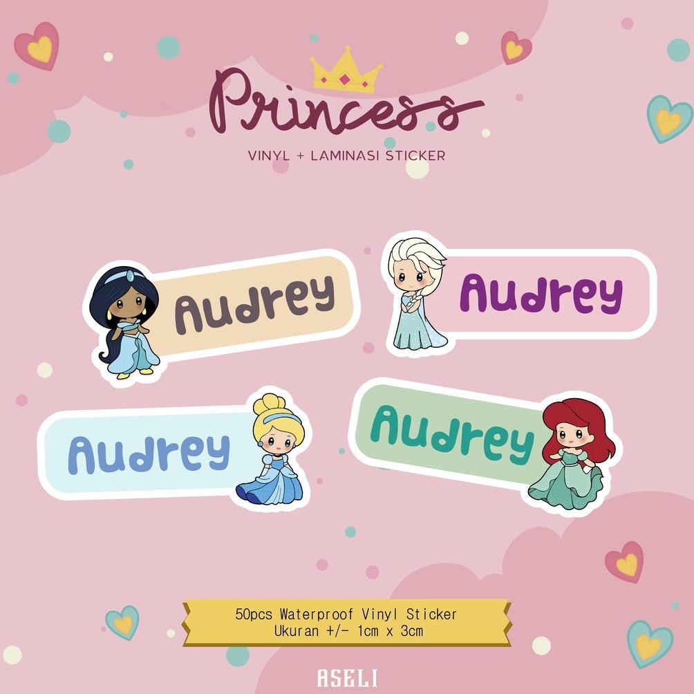 

Stiker Label Nama Anak Tahan Air Custom Nama Untuk Botol Alat Sekolah Nugi