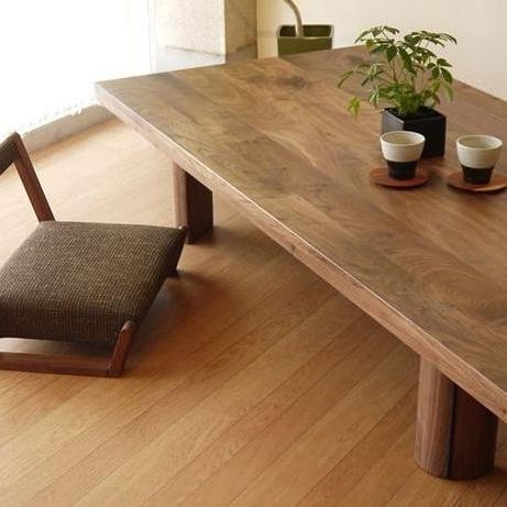 meja makan lesehan Jepang Kayu mahoni tua