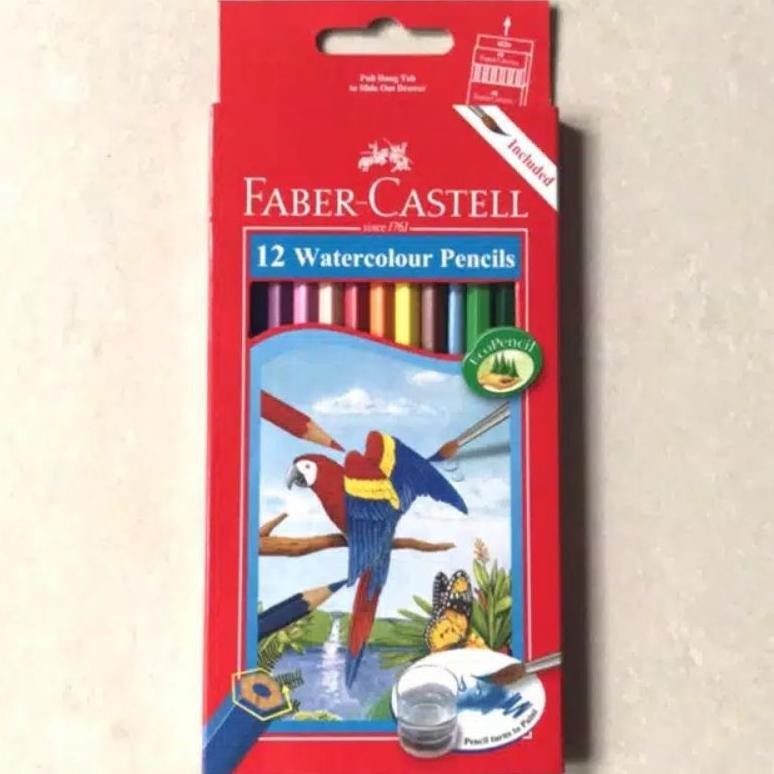 

Pensil Warna Watercolour Faber Castell 12 Warna Panjang Nugi