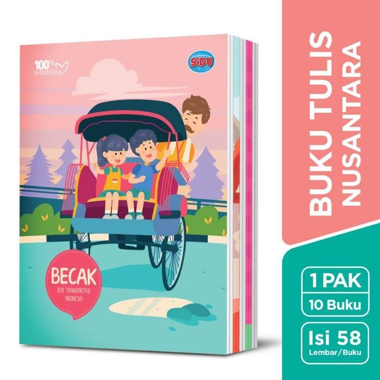 

Buku Tulis Sinar Dunia 58Lembar (1pak/10pcs) Nugi