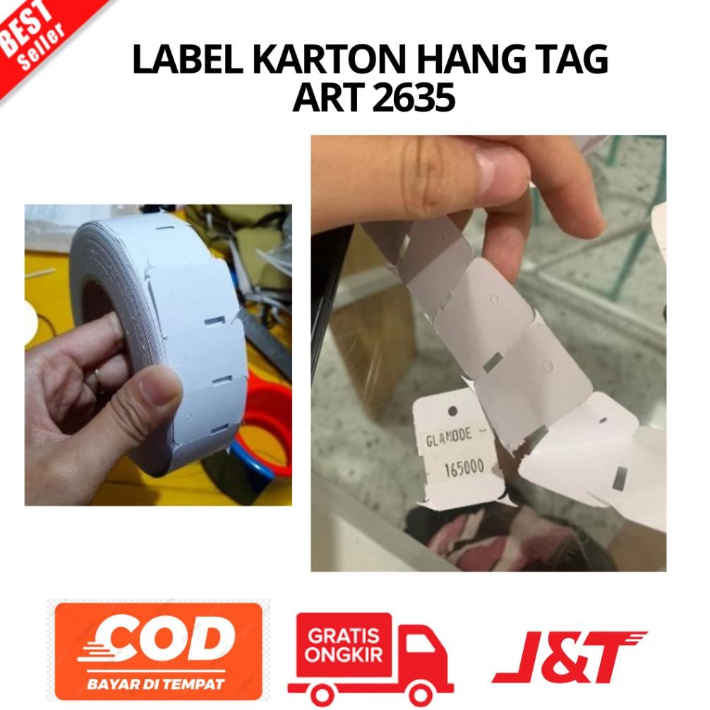 

[BAYAR DI TEMPAT] LABEL KARTON HANG TAG ART 2635 Nugi
