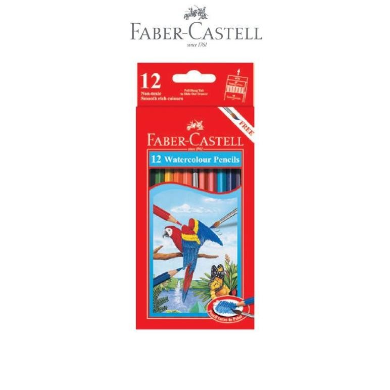 

Pensil Warna Faber Castell 12 Panjang Watercolour / Free Kuas Nugi