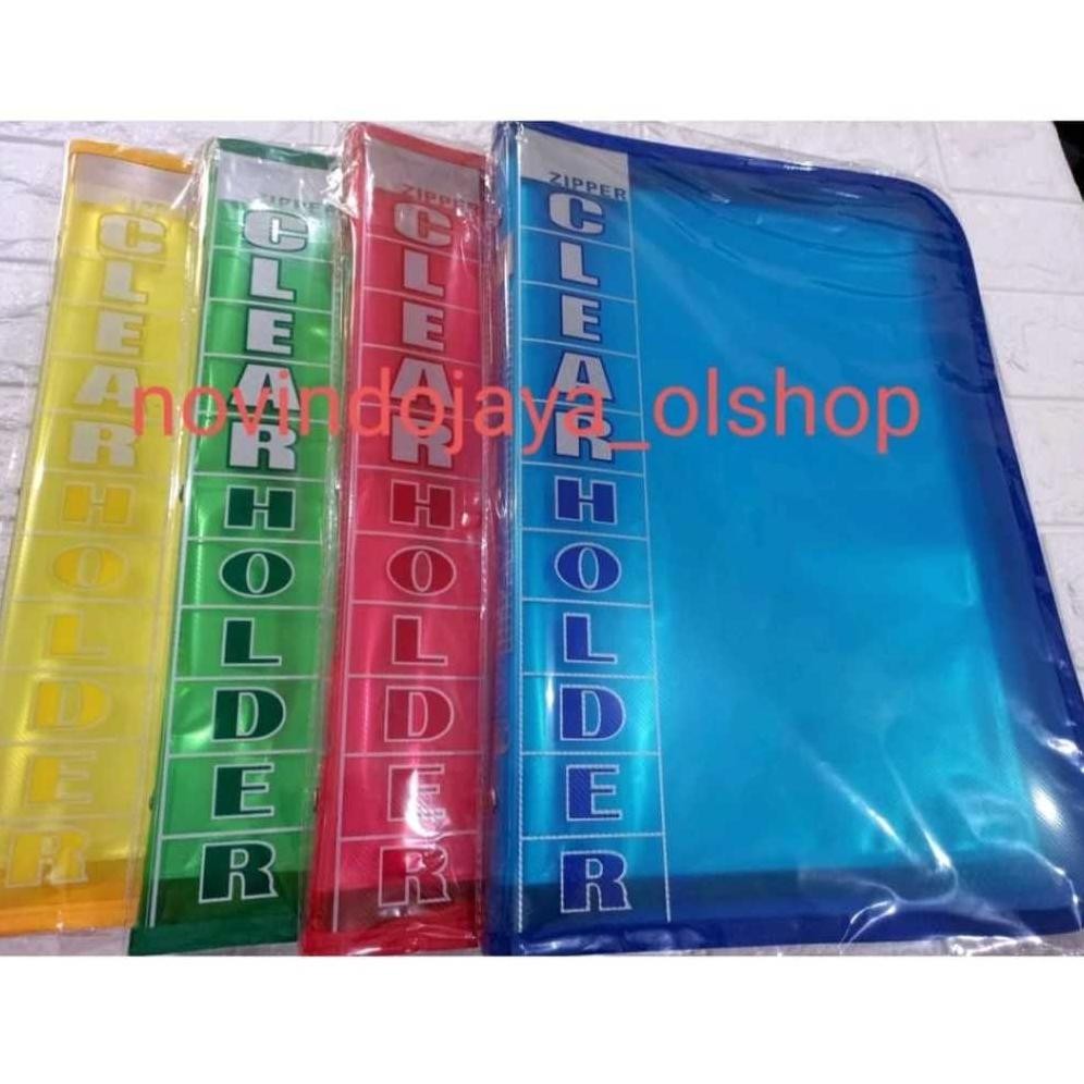 

CLEAR HOLDER ZIPPER RESLETING/DOKUMENT KEEPER ISI 60 TOPLA 555 TERMURAH Nugi