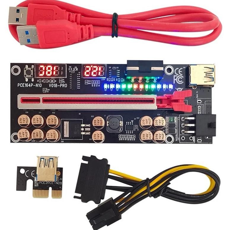 PCIE Riser Card Mining Ver 006C/009s Plus/018Pro Nugi