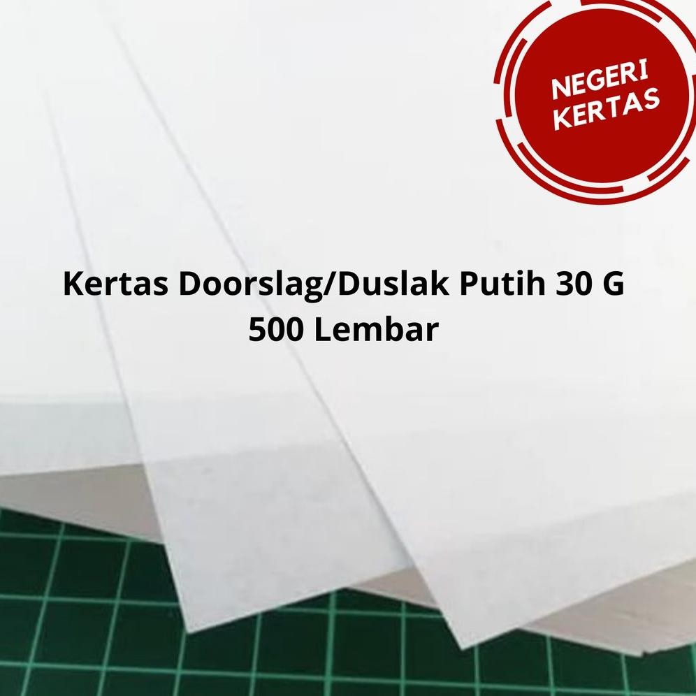 

Doorslag Putih Ukuran Folio - 500 Lembar Nugi