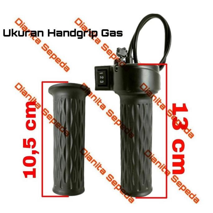 Baru Grip Gas Sepeda Listrik Selis Uwinfly Electric Bike 3 Speed Handle Set Aksesoris Skuter Listrik