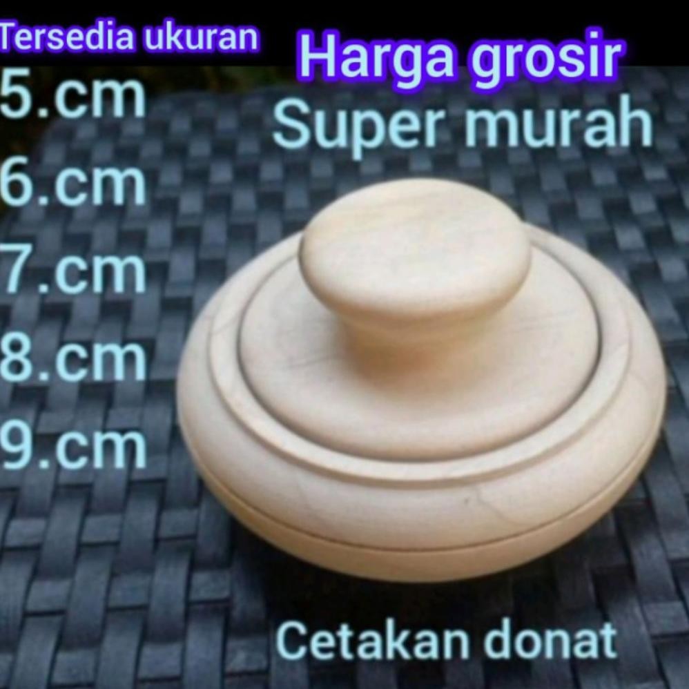 cetakan donat kayu mangkuk/cetakan donat kayu Nugi