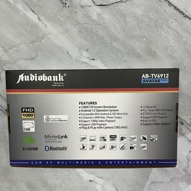 Headunit 9inch android Audiobank