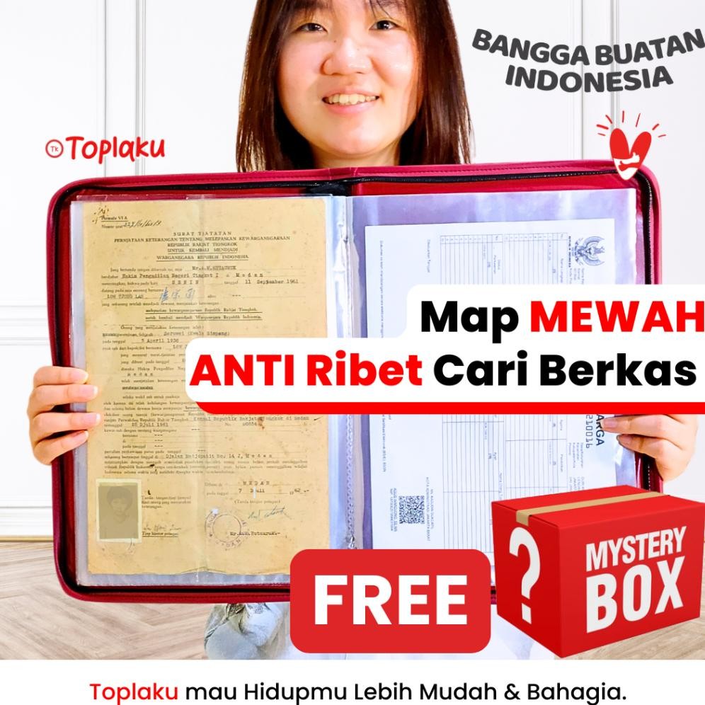 

Map Ijazah Dokumen Keeper RESLETING ANTI AIR Document Clear Holder Plastik Tempat Berkas Folder DK8 Nugi