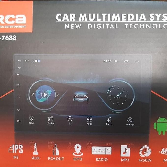 Double din Android Orca 7 inch tv mobil Ram 2