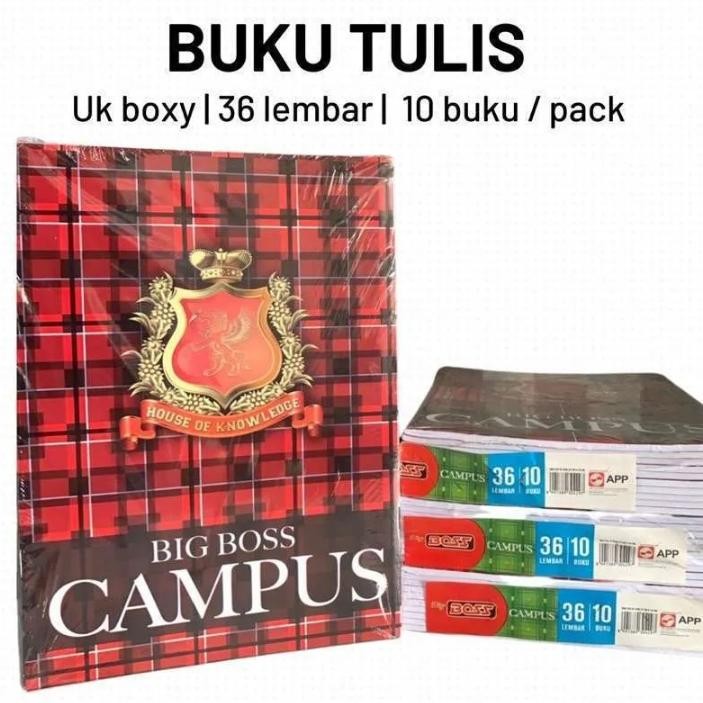 

(1pack) Buku Tulis Campus 36 Lembar/ Buku Tulis Boxy Big boss Murah Nugi