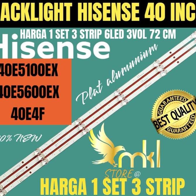 BACKLIGHT TV LED 40 INCH HISENSE 40E5100EX 40E5600EX BACKLIGHT TV 40 I