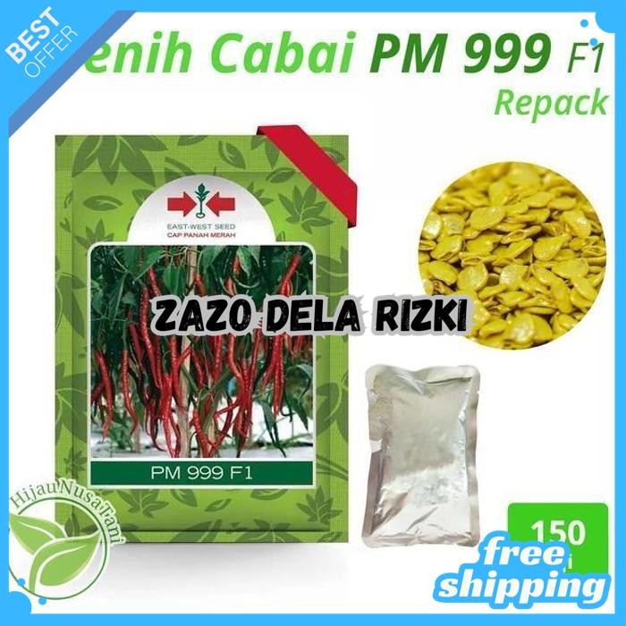 BENIH CABAI KERITING PM 999 PANAH MERAH REPACK - EAST WEST PM999 ECER BY ZAZODELARIZKI