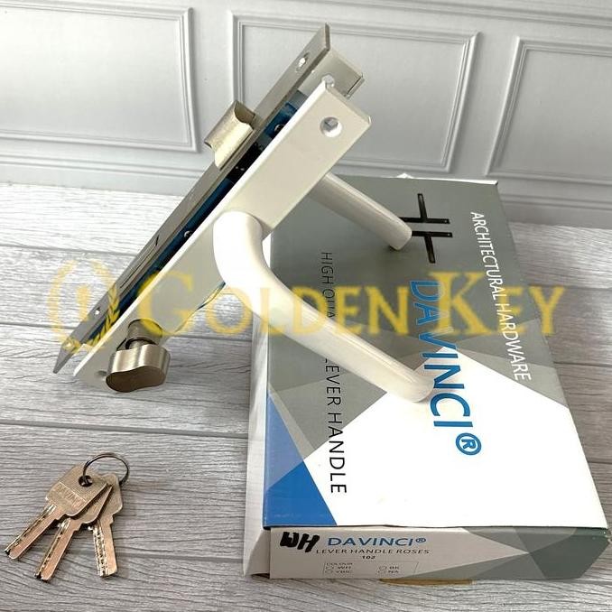 Kunci Body Handle Komplit Set Davinci 3" 9055 Tc Pintu Alumunium