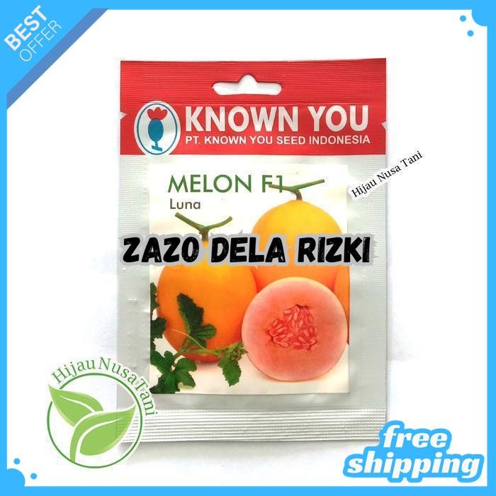 BENIH MELON GOLDEN LUNA 2427 - KNOWN YOU SEED SMALL PACK 1 GR BY ZAZODELARIZKI