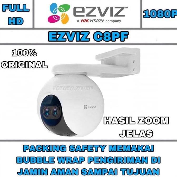 GIS CCTV WIFI KAMERA IP CAMERA WIRELESS EZVIZ C8PF 1080P PTZ OUTDOOR DUAL LENS IPC IPCAM JELAS MURAH