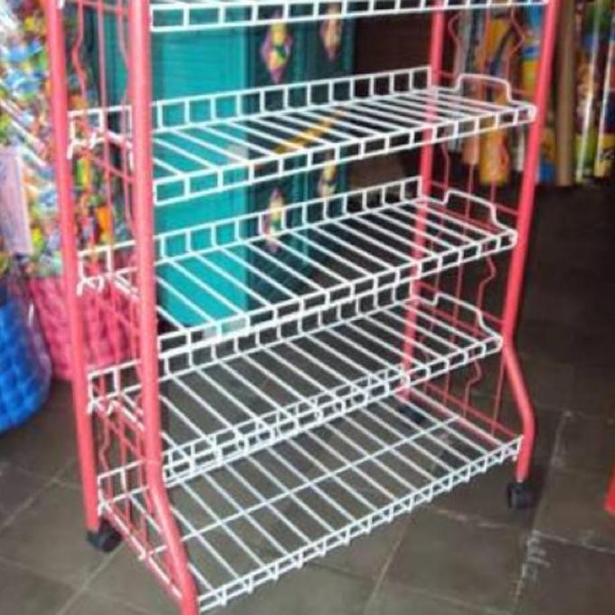 Tempat Sepatu Sandal Minimalis Rak Sepatu Sendal Master 5 Susun/Rak Sepatu Besi 5Susun