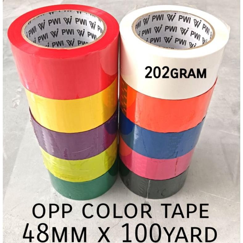 

Rd1- Isolasi Warna 48Mm X 100Yard Pwi / Opp Color Tape