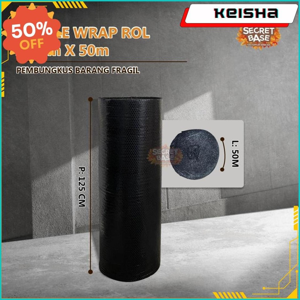 

(Gratis Ongkir) Bubble Wrap Rol 125Cm X 50M - Bubblewrap Packing Tebal Kuat Murah Berkualitas Gratis Ongkir