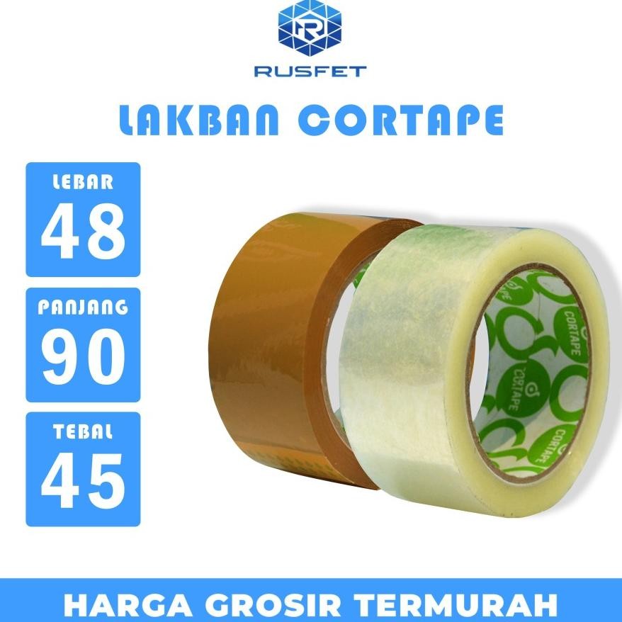 

Rd1- Lakban Bening 48Mm X 90Yard Cortape Isolasi Opp Tape