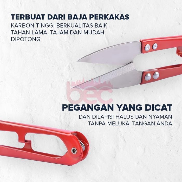 

MT [BEC] Gunting Benang untuk Pengrajin Benang Thread Cutter Gunting Jempol Gunting Benang Jahit