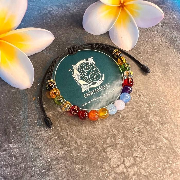 Tgs Gelang Cakra 7 Batu Kristal Dan Batu Kristal Tibet (6Mm)