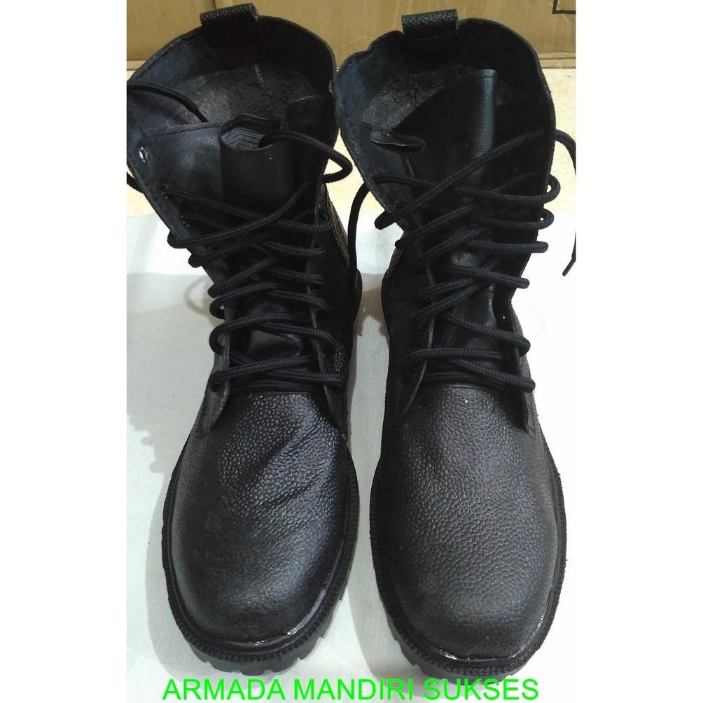 DB60>> Sepatu PDL Kulit Jeruk - Sepatu PDL Jeruk - Sepatu PDL TNI Jeruk