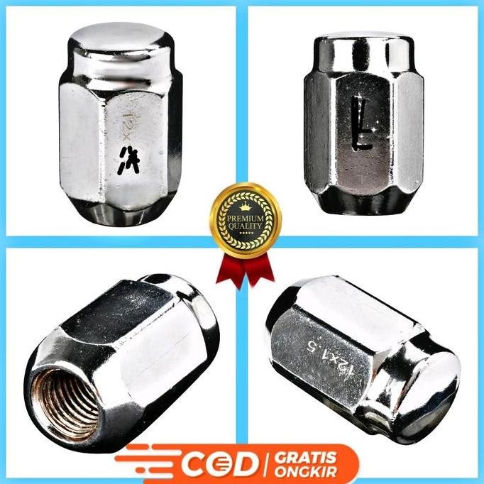 Mur Roda Racing Baut Lugnut Mobil Daihatsu Grandmax Luxio Feroza Bahan Baja Kendaraan Car Kualitas T