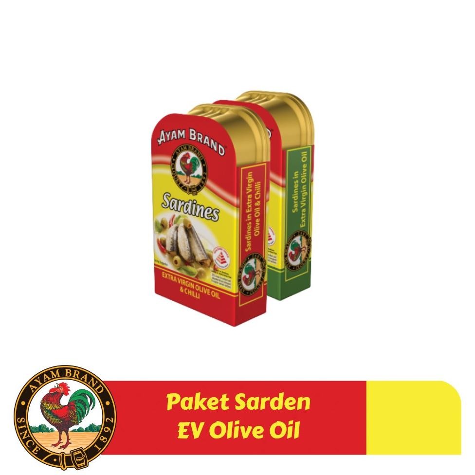 

NO_MORE Ayam Brand - Paket Sarden Extra Virgin Oil 120gr