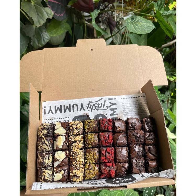 

Brownies Bites Fudgy Shiny Crust