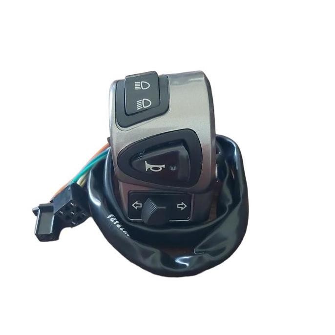 (silver ) saklar kiri kanan scoopy karbu - f1 tombol klakson on off lampu stater sein dim Motorcycle