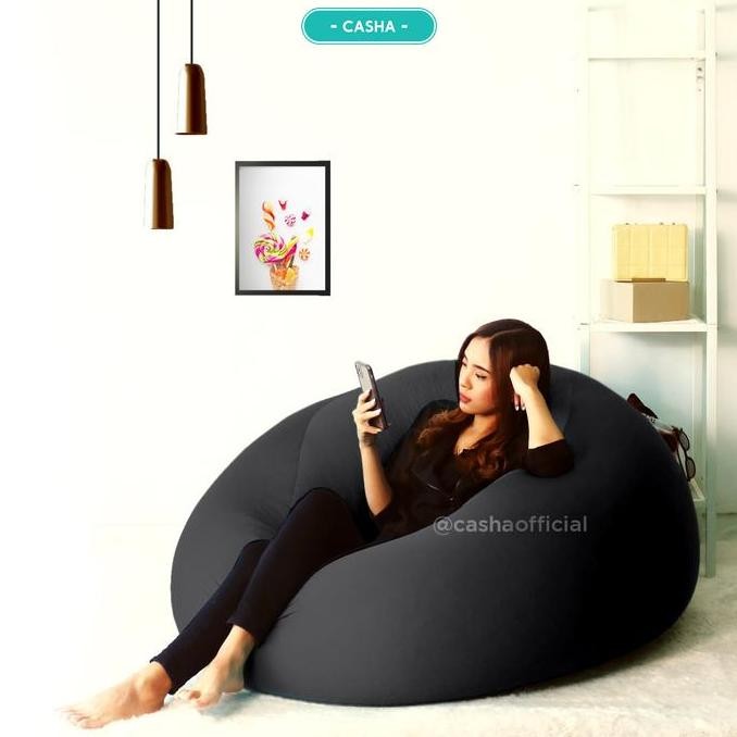 CASHA - BEAN BAG GUMMY (COVER ONLY) size XLBAHAN POLYESTER STRETCH