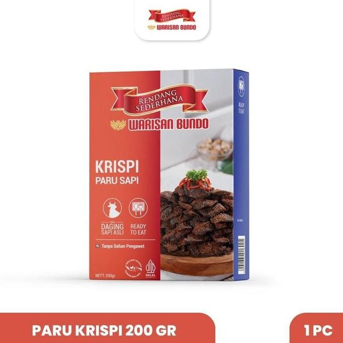 

Rendang Sederhana Paru Krispy 200 Gram ZS