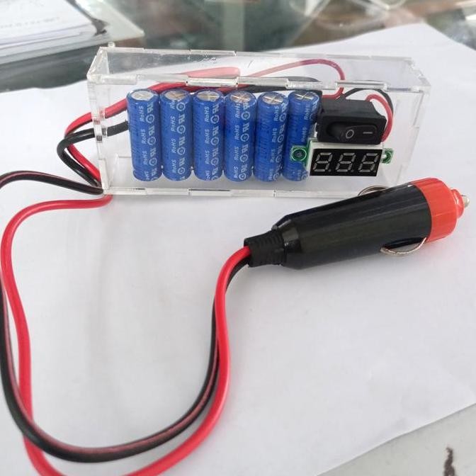 Super Capacitor Mobil Cabin Stabilizer Mobil Aki 12V Kapasitor Bank New Stok