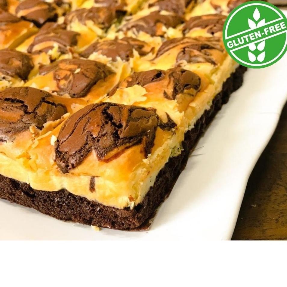 

Gluten Free Brownies Cheesecake Double Cheese