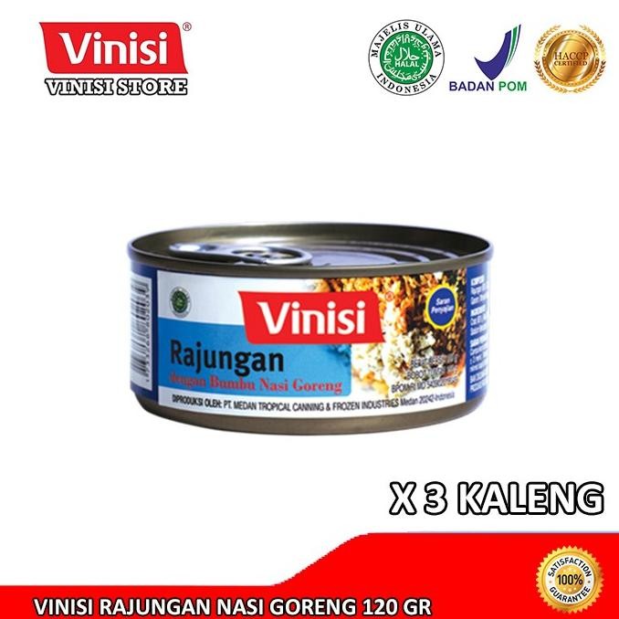 

NO_MORE Paket 3 Kaleng Vinisi Rajungan Nasi Goreng 120 Gr