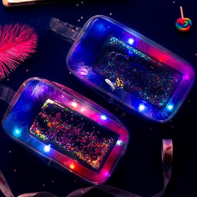 

Tempat Pensil Unik / Pencil Case Edisi Motif Galaxy (Ada Lampu) HS