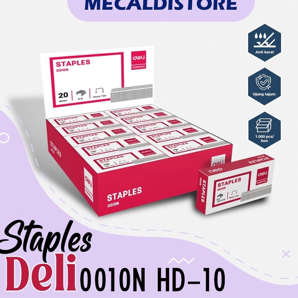 

Isi Staples Deli 0010N Hd10 Grosir 1 Box Isi Staples No 10