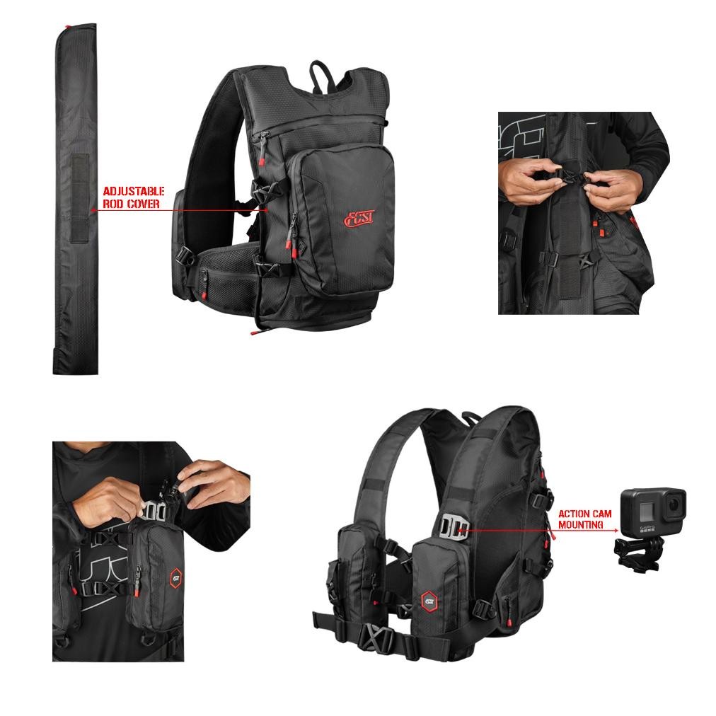Firecast | Tas Motor Cross | Tas Pancing | Tas Joran | Firecast Raw21 Backpack