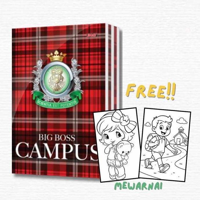 

READY BUKU TULIS BIGBOSS CAMPUS 36 LEMBAR KUALITAS SEKOLAH