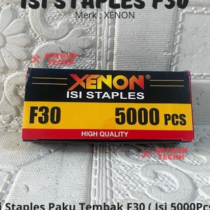 

Xenon Isi Staples Mesin Paku F30 Refill Air Nailer Staples F30 Hh Quality