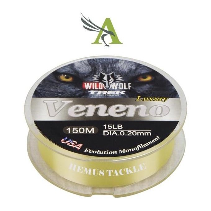 Senar Pancing Wildwolf Veneno 150M (Paket 2 Bks Kail)