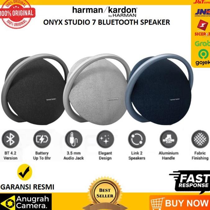 HARMAN KARDON ONYX STUDIO 7 BLUETOOTH PORTABLE SPEAKER ONYX 7 ORIGINAL DAN TERPERCAYA