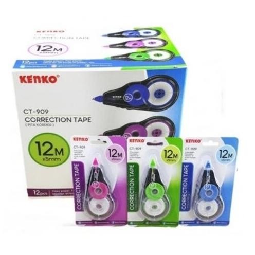 

Lusin Tipex Correction Pen Tape Kertas Kenko Ct909