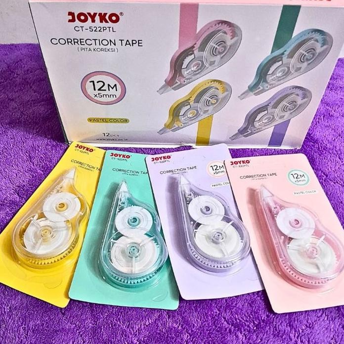 

Stipo Tipe Ex Kertas Correction Tape Joyko Ct522 Pastel