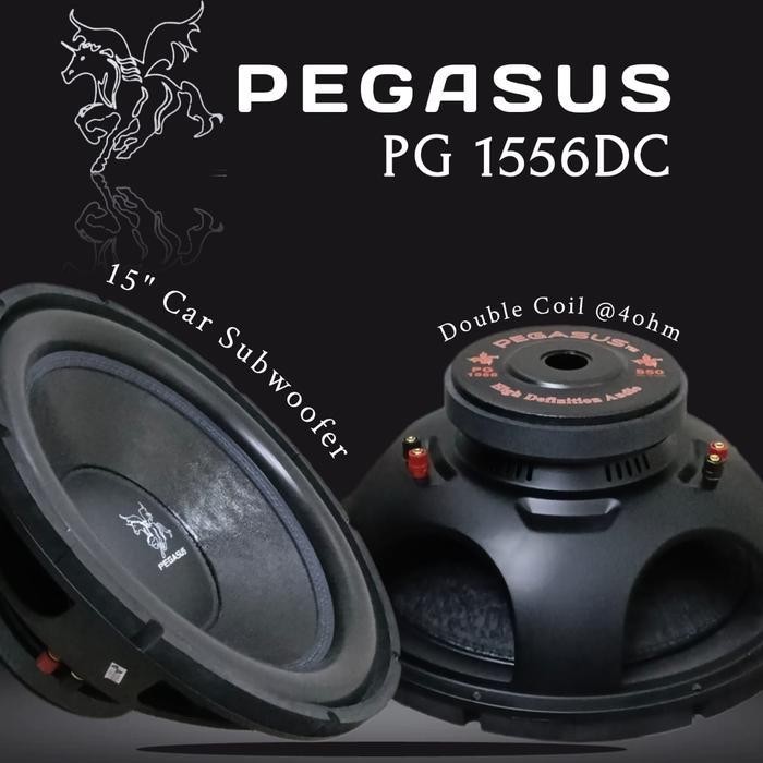 subwoofer pegasus 15 inch 1556 double coil Berkualitas Terbaru