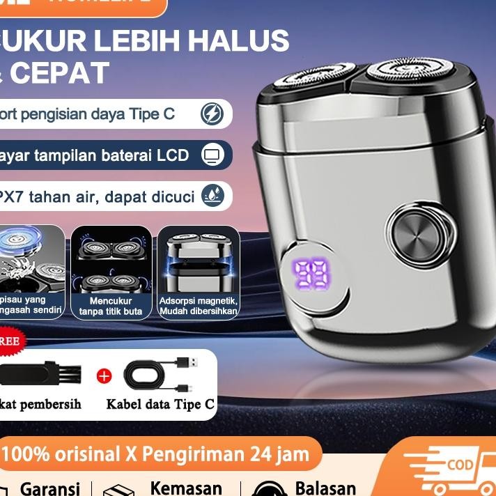 Ae Alat Cukur Kumis Dan Jenggot Led Cukur Kumis Elektrik Pria Shaver Pencukur Jenggot Dan Kumis Elek
