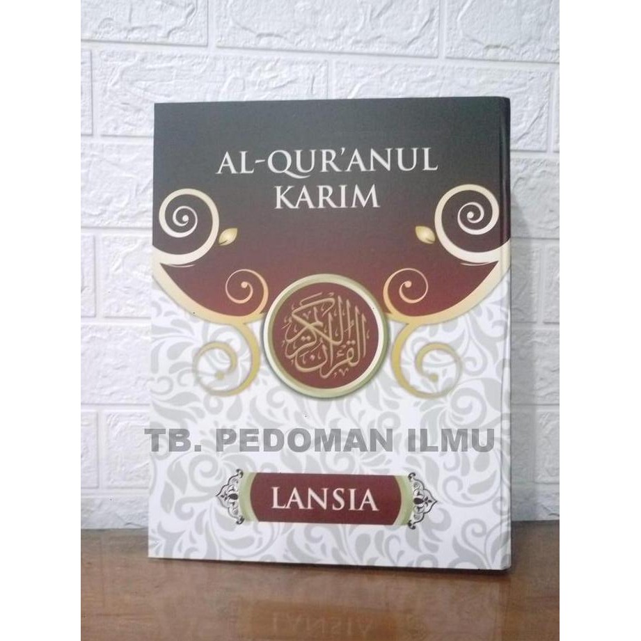 

Mushaf Al-Quran Jumbo Lansia 27x36 cm - Jumbo LANSIA Huruf Besar CS